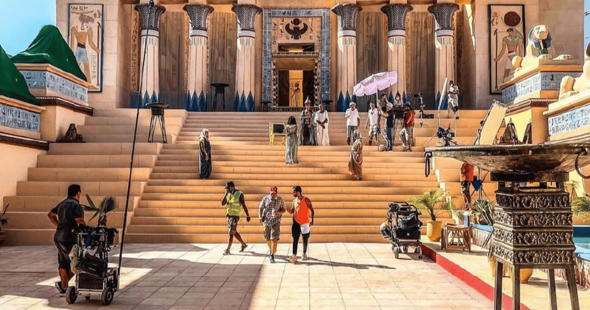 Film locations Morocco desert - Filming scene